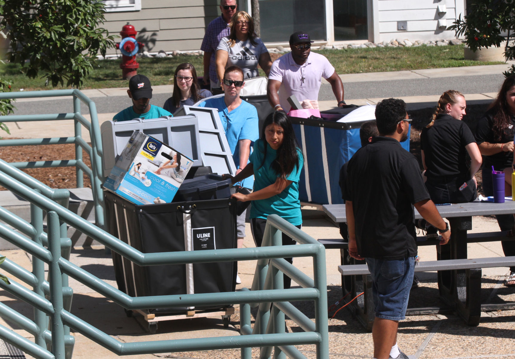 Stockton move in day